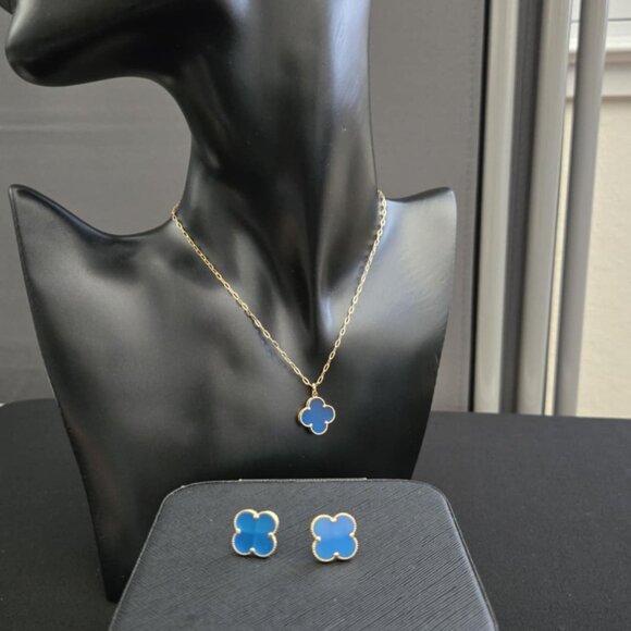 Set - Earring and pendant - Picture 1 of 16